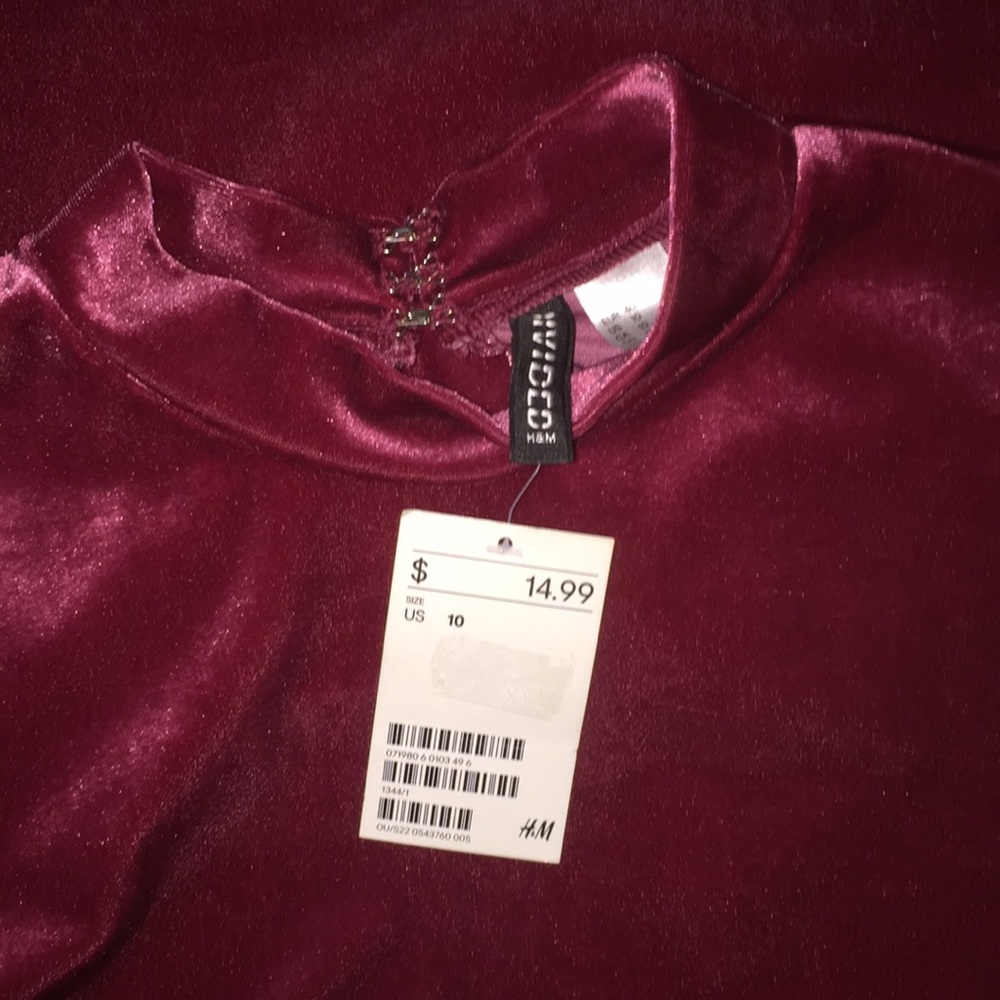 H&M velour Dress - Picture 3 of 3